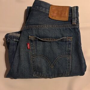 Levi's Dark Blue Straight Jeans